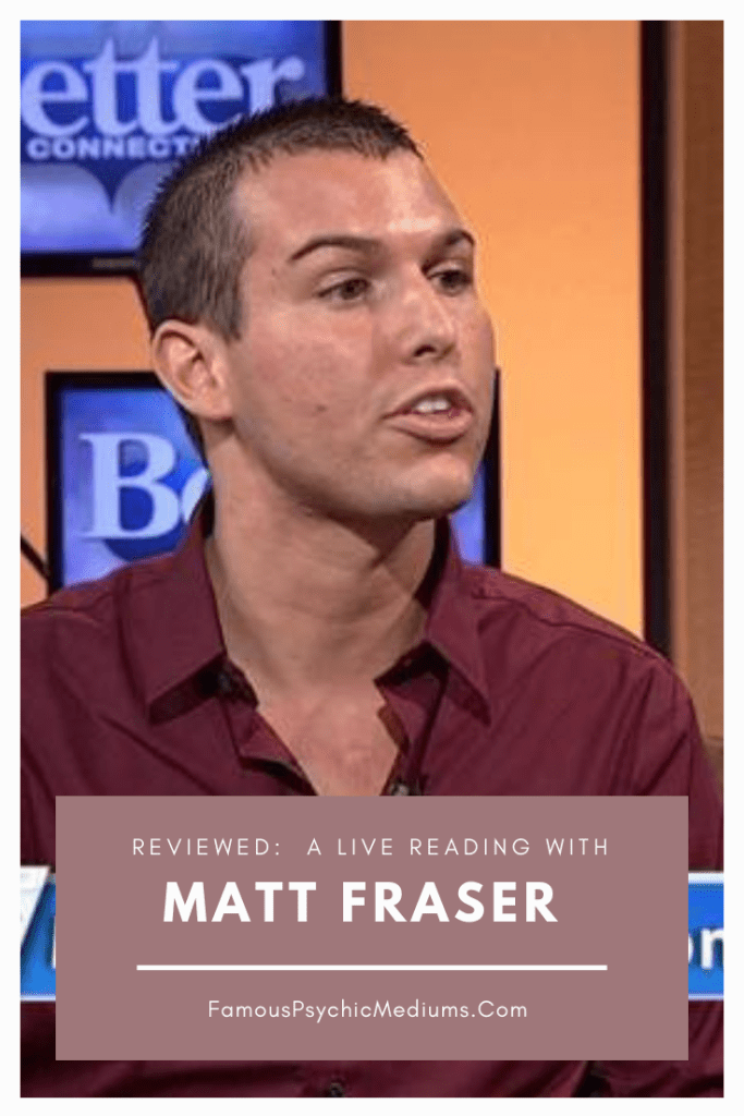matt fraser psychic medum